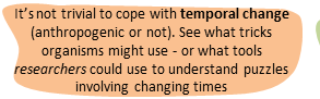Temporal effects